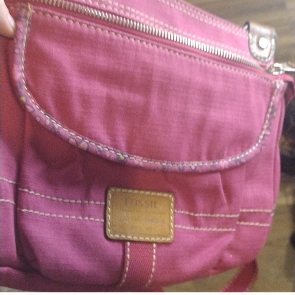 Fossil Raspberry Crossbody Bag - Picture 2 of 2